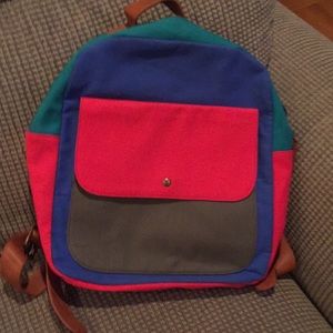 Cooperative color block backpack